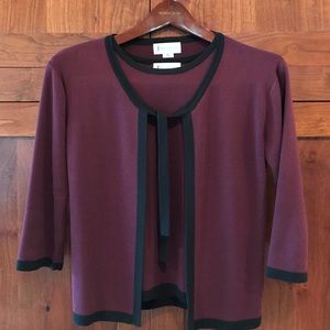 Two piece sweater set by J. Marco